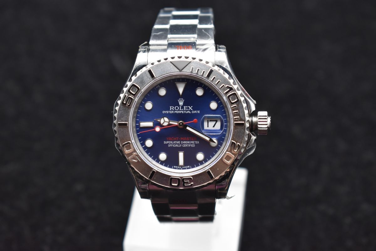 Yacht-Master 116622 GMF 904L Steel 1:1 Best Edition Blue Dial on Bracelet A3135 